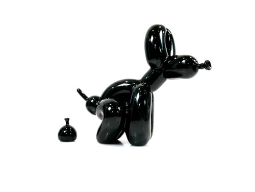 Sculpture Popek Black Porcelain Edition by WHATSHISNAME