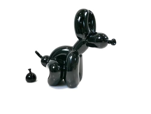 Sculpture Popek Black Porcelain Edition by WHATSHISNAME