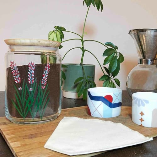 Filtre à Café Réutilisable en Coton Bio GOTS – Durable & Zéro Déchet