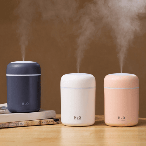 Mini Humidificateur d’Air Aromathérapie 300ml – Diffusion Continue & Intermittente