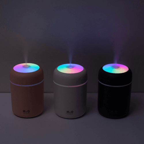 Mini Humidificateur d’Air Aromathérapie 300ml – Diffusion Continue & Intermittente