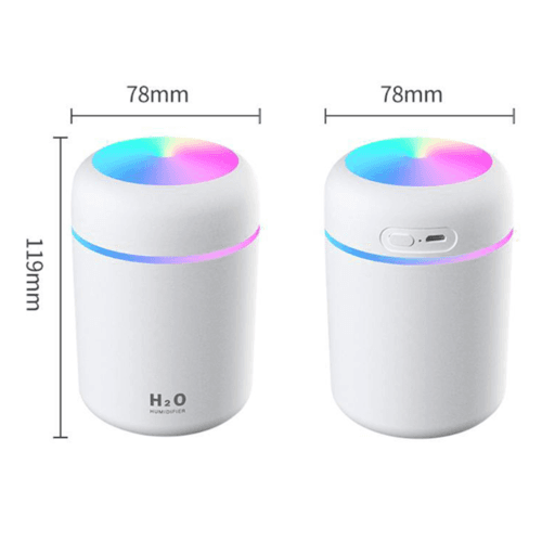 Mini Humidificateur d’Air Aromathérapie 300ml – Diffusion Continue & Intermittente