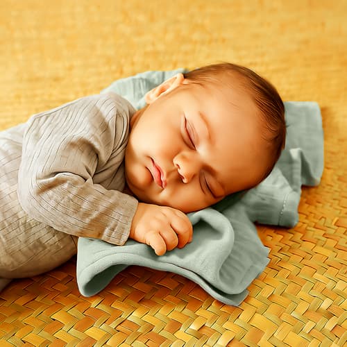 Lot de 2 Langes en Double Gaze de Coton Bio - Vert